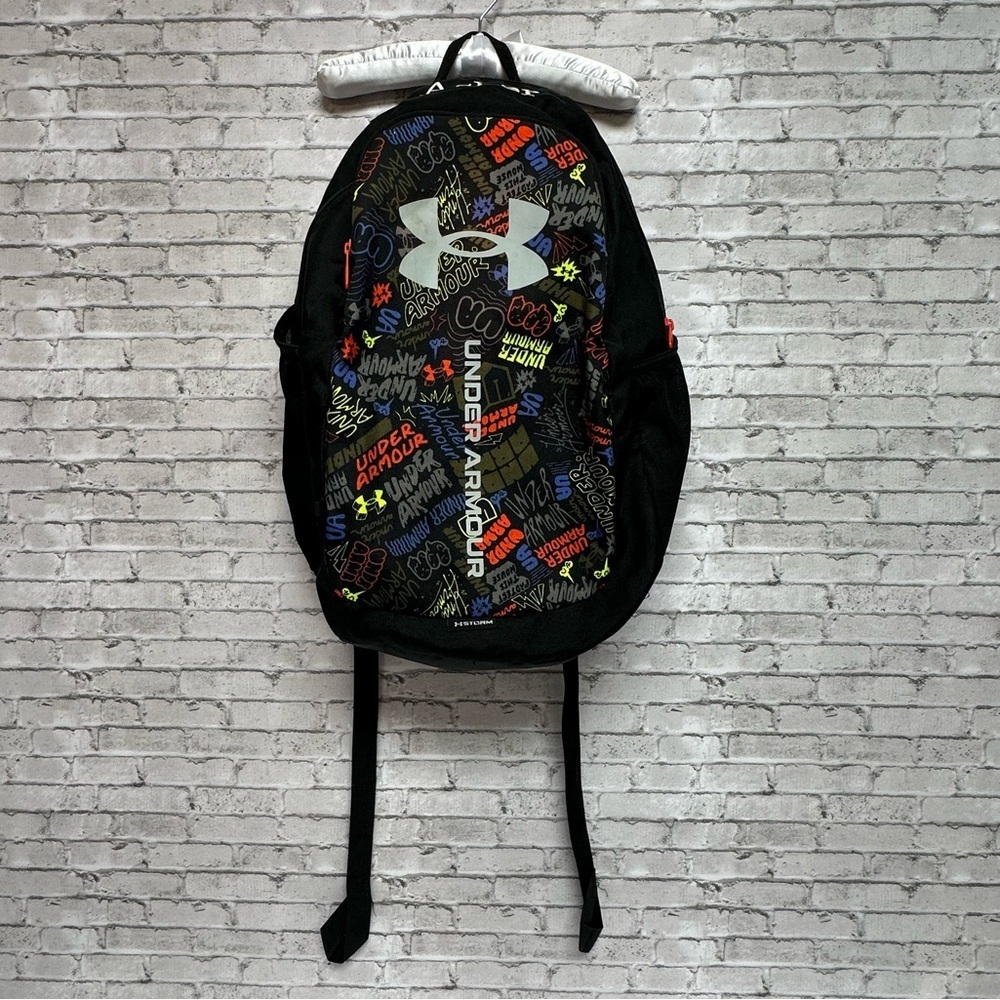 UNDER ARMOUR HUSTLESPORT Bookbag Backpack ASHER Personalized 21in X 16in READ